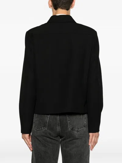 Won Hundred Dutton Zip-up Overshirt In Black