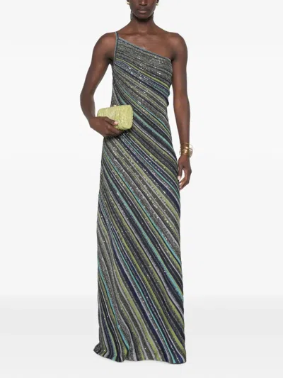 Missoni Stripe-pattern Maxi Dress In Multi