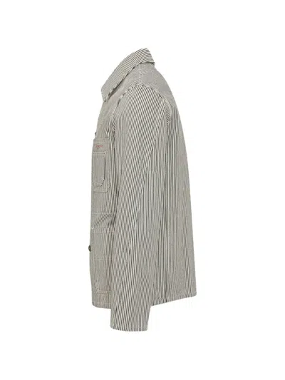 Givenchy Collared Long-sleeved Casual Jacket In Yellow