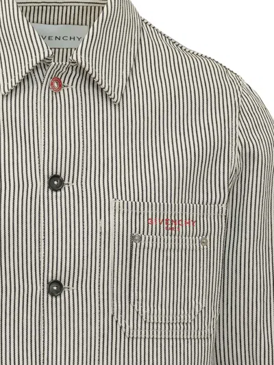 Givenchy Collared Long-sleeved Casual Jacket In Yellow