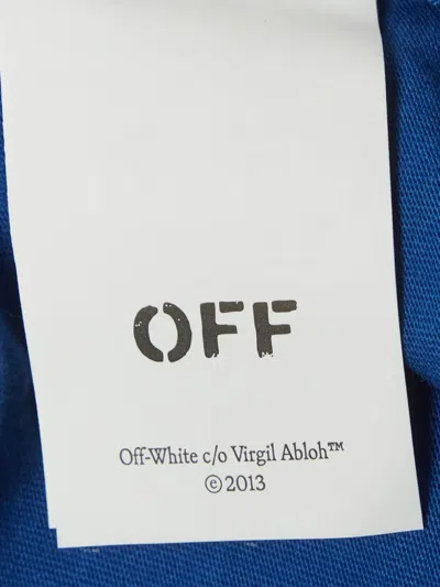Pre-owned Off-white Arrow-print T-shirt In Blue