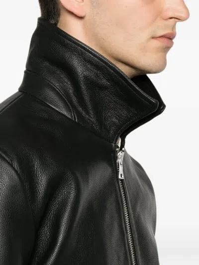Won Hundred Dutton Leather Jacket In Multi