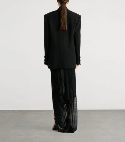 Balmain Embroidered Insect Jacket In Black