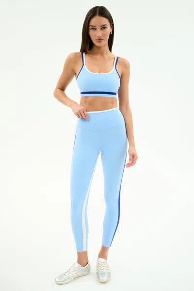 Splits59 Eva Rigor Double Strap Bra In Blue