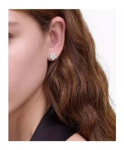 Marc Jacobs The Daisy Pave Stud Earrings In Metallic