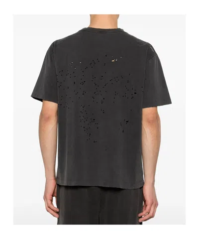Satisfy Mothtech Distressed Logo T-shirt In Black
