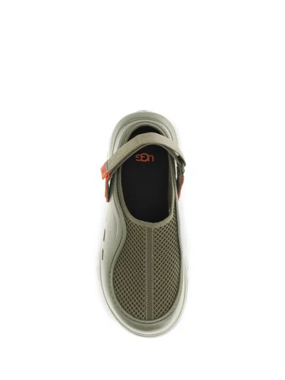Ugg Mesh Strap Clogs In Green