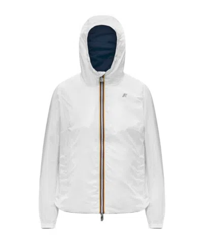 K-way Sophie Plus.2 Reversible Nylon Jacket In Blue