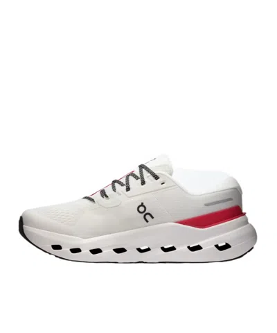 On Technical Fabric Sneakers With Cloudtec Cushiing System In White