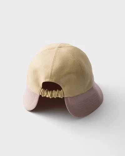 Prada Canvas Hat In Multi