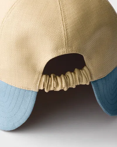Prada Canvas Hat In Multi