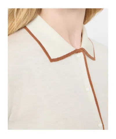 Max Mara Studio Silk-wool Blend Sweater In Neutral
