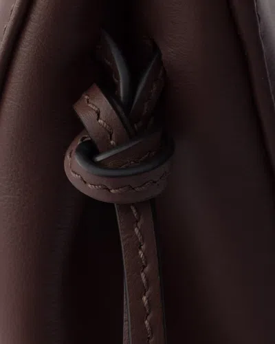 Prada Carry Mini Leather Handbag In Pink