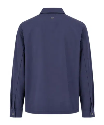 Herno Chest-pocket Jacket In Blue