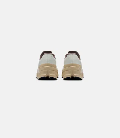 On Mens Ivory Sand Cloudmster Void Mesh Trainers In White