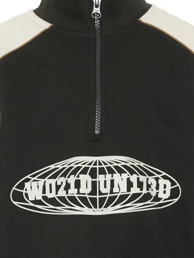 Molo Half-zip Sweatshirt In Black