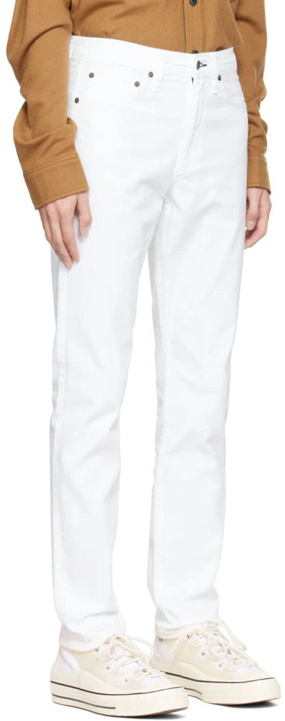 Rag & Bone Belt-loop Jeans In White