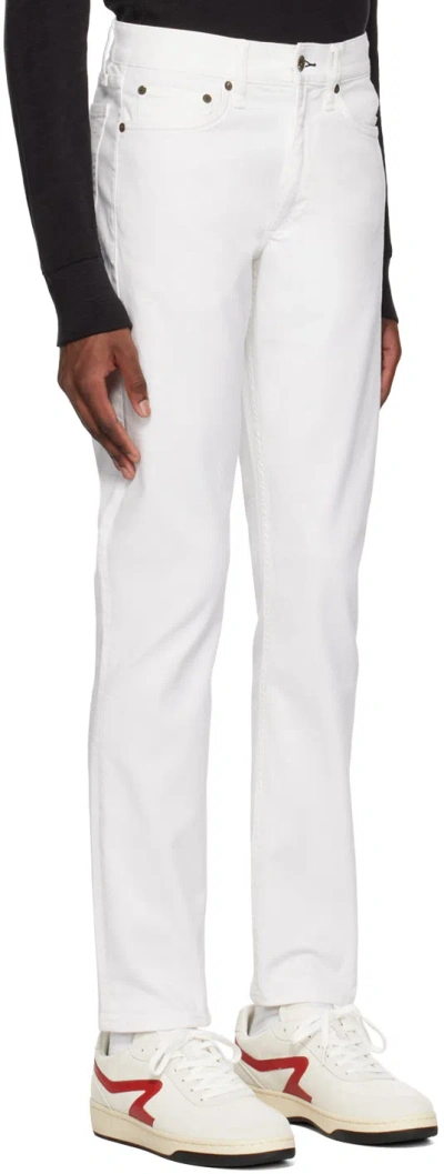 Rag & Bone Belt-loop Jeans In White