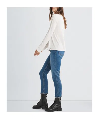 Rag & Bone Knitted Long-sleeved T-shirt In White