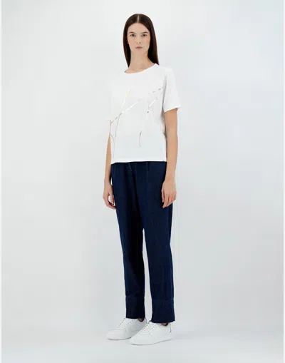 Herno Pattern-printed Crewneck T-shirt In Multi