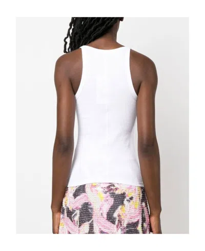Iro Thin Shoulder Strap Vest In White