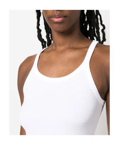 Iro Thin Shoulder Strap Vest In White