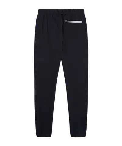 Fred Perry Loopback Sweatpants In Blue