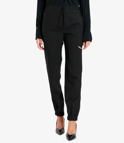 Semicouture Drawstring Sweatpants In Black