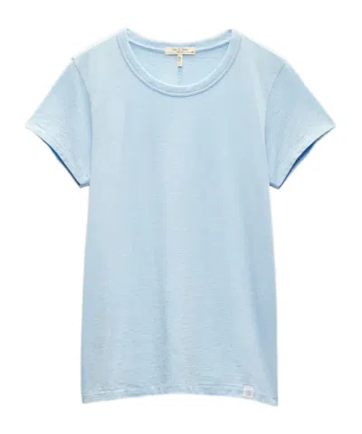 Rag & Bone The Slub Short Sleeve Tee In Blue