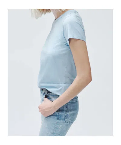 Rag & Bone The Slub Short Sleeve Tee In Blue