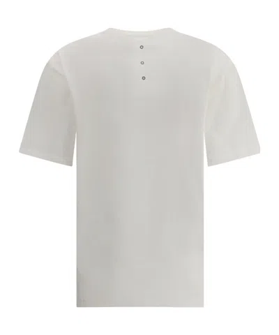 Premiata Logo Printed Side Slits T-shirt In White
