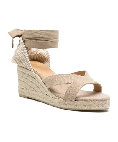 Castaã±er Bailey Canvas Espadrilles In Neutral