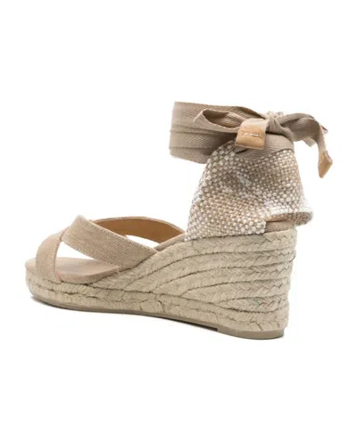 Castaã±er Bailey Canvas Espadrilles In Neutral