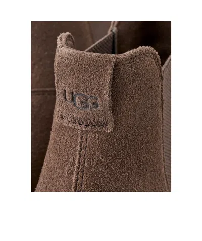 Ugg Flat Ankle Boots In Brown
