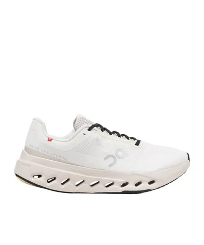 On Man Sneakers Light Grey Size 8 Textile Fibers In White