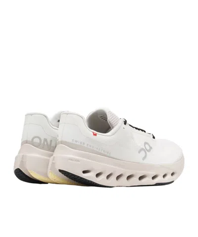 On Man Sneakers Light Grey Size 8 Textile Fibers In White