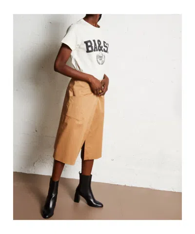 Bash Logo Crew Neck T-shirt In White