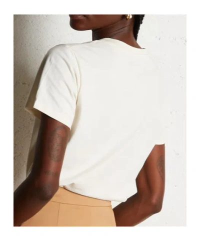 Bash Logo Crew Neck T-shirt In White