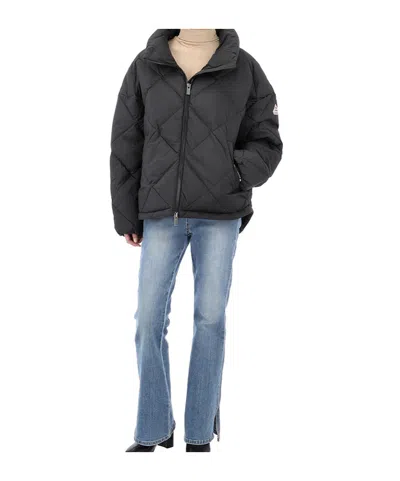 Pyrenex Quilted Down Jacket In Black