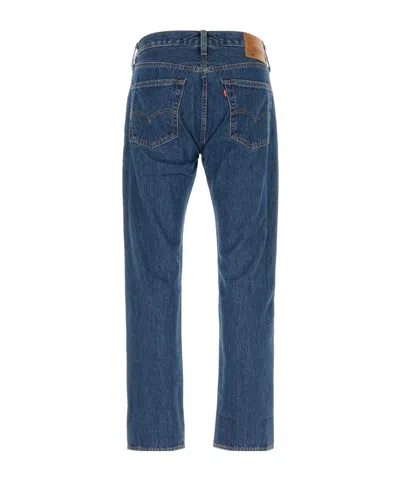 Levi's Logo Patch Jeans In Blue