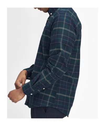 Barbour Check Pattern Shirt In Blue