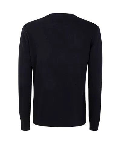 Mc2 Saint Barth Logo Sweater In Black