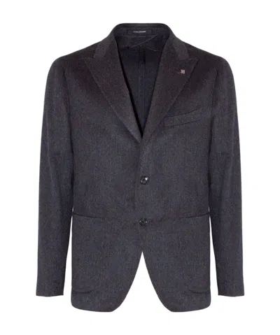 Tagliatore Single-breasted Blazer In Blue