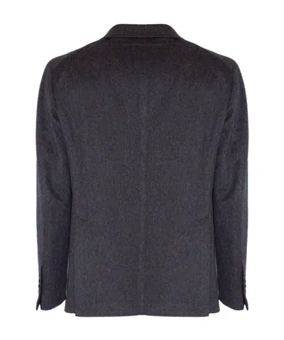 Tagliatore Single-breasted Blazer In Blue