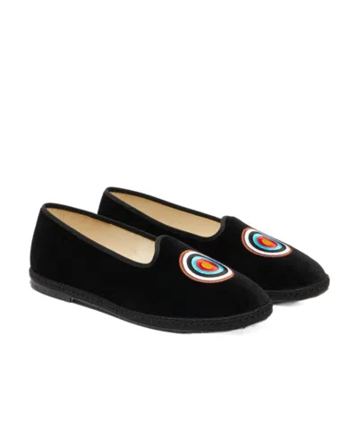 Scarosso William Iv Target Slippers In Black