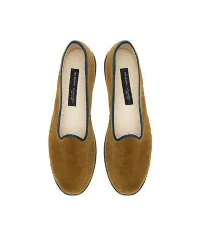 Scarosso William Iv Velvet Loafers In Brown