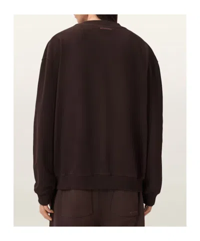 Allsaints Icon Oversized Crew Neck Sweatshirt In Multi