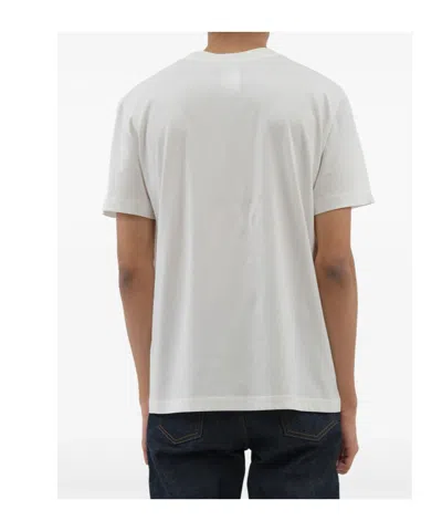 A.p.c. White Logo T-shirt In White