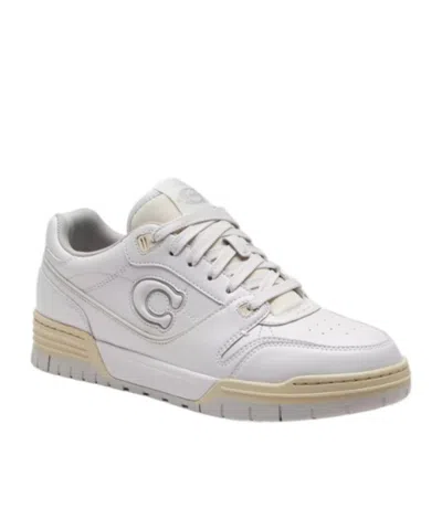 Coach New York White Synthetic Leather Soho Sneakers In Multi