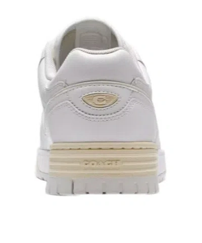 Coach New York White Synthetic Leather Soho Sneakers In Multi